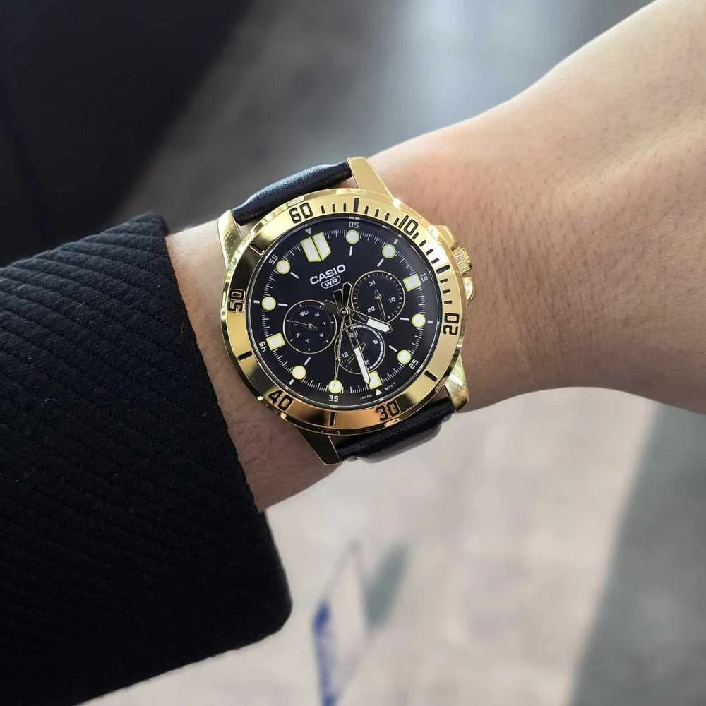 Vyriškas laikrodis Casio MTP-VD300GL-1EUDF + BOX