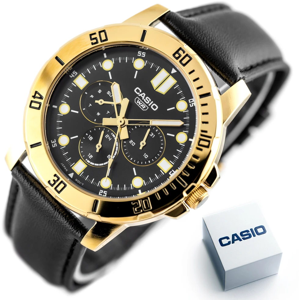 Vyriškas laikrodis Casio MTP-VD300GL-1EUDF + BOX