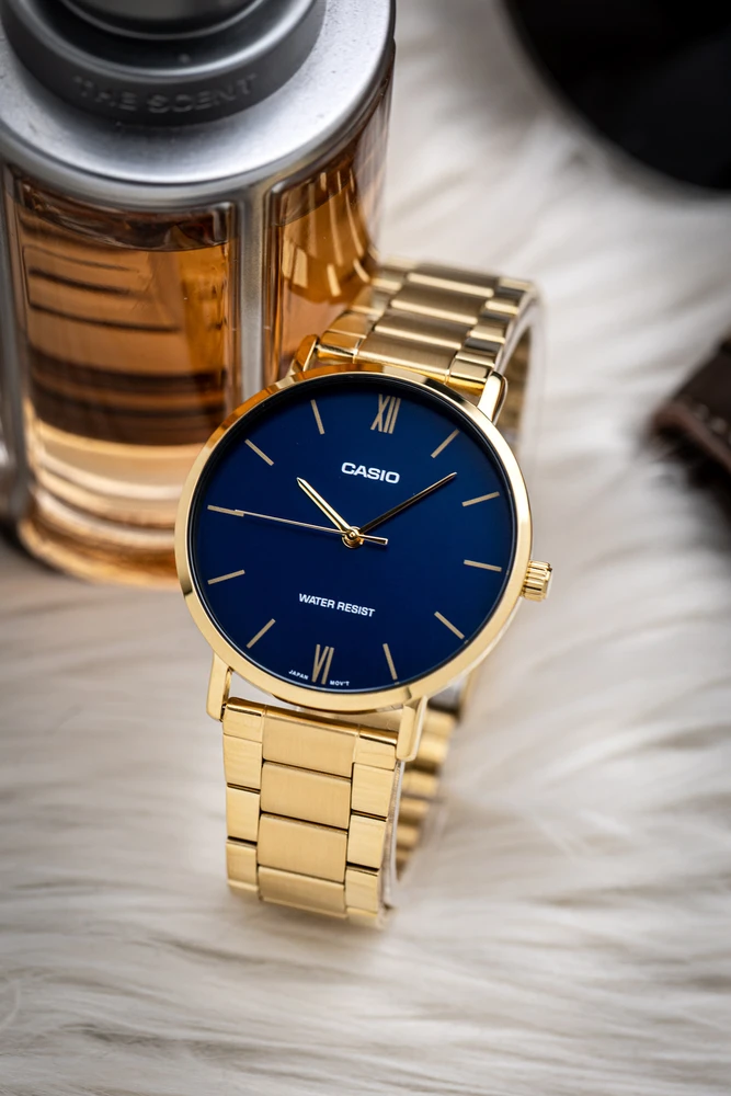 Vyriškas laikrodis Casio MTP-VT01G-2B + BOX