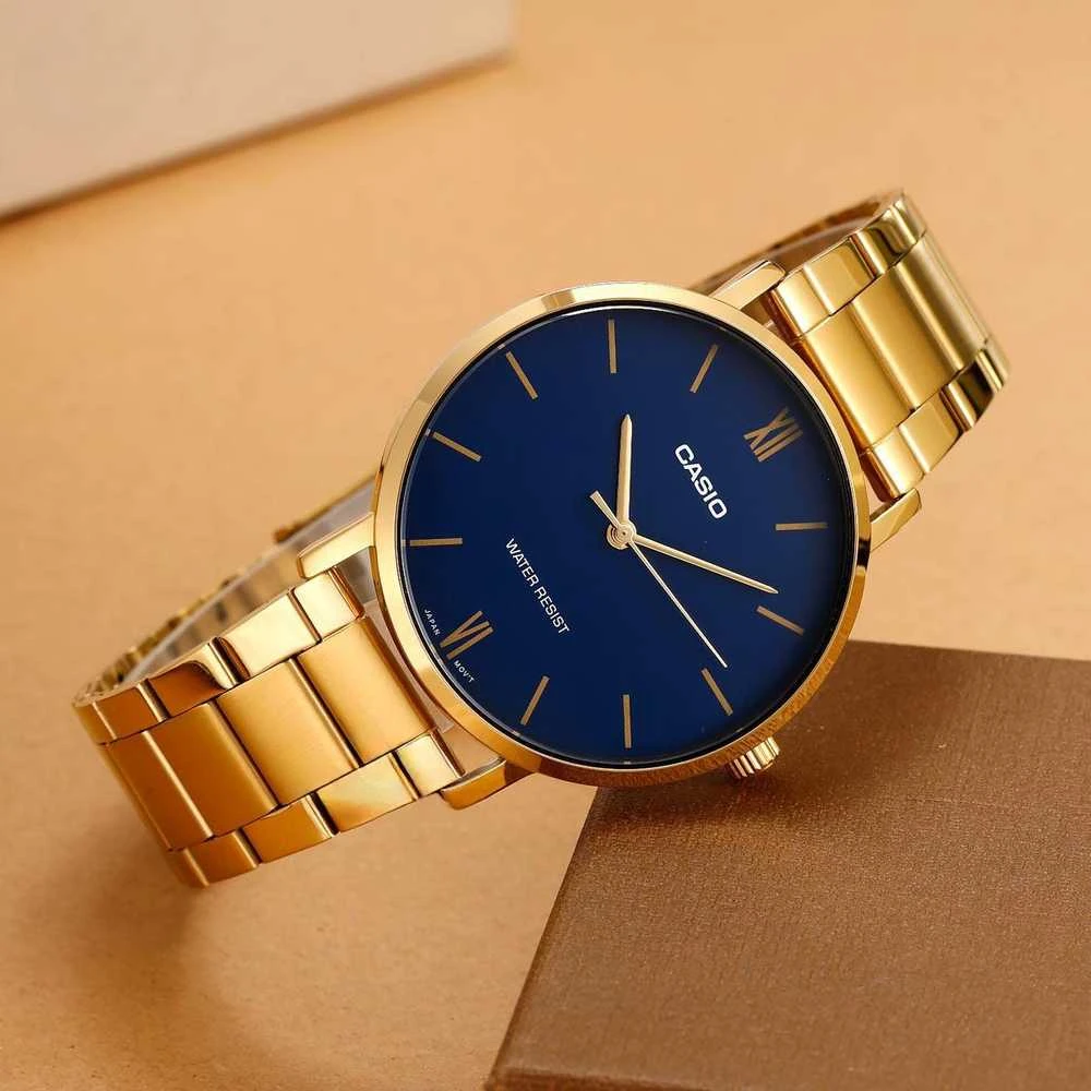 Vyriškas laikrodis Casio MTP-VT01G-2B + BOX