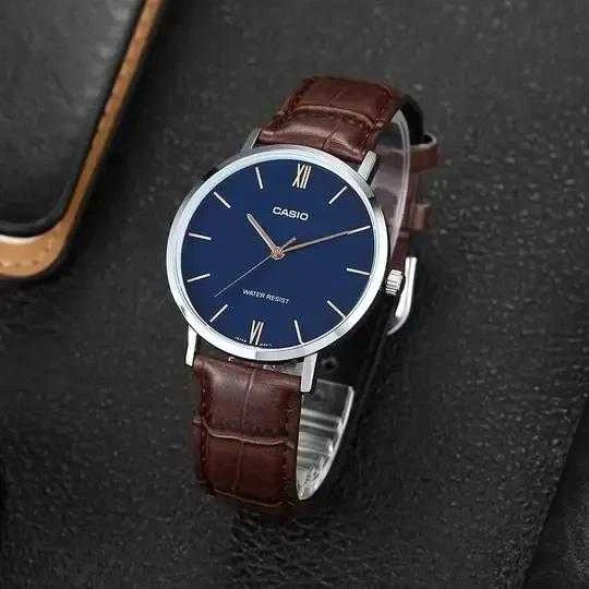 Laikrodis CASIO MTP-VT01L-2B MEN'S WATCH + BOX