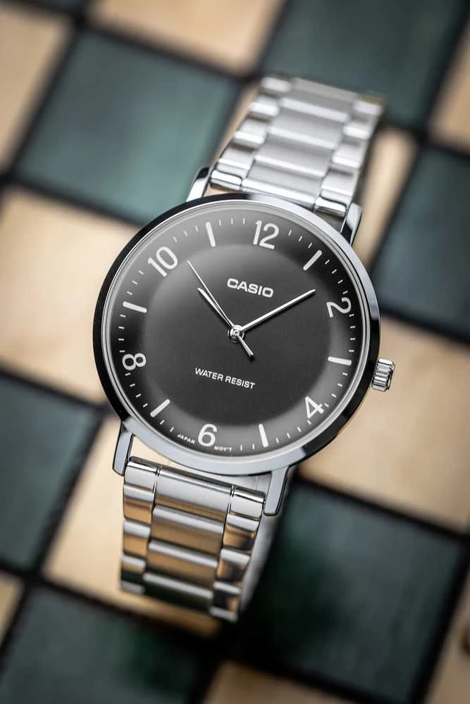 Vyriškas laikrodis CASIO MTP-VT03D-1B + BOX
