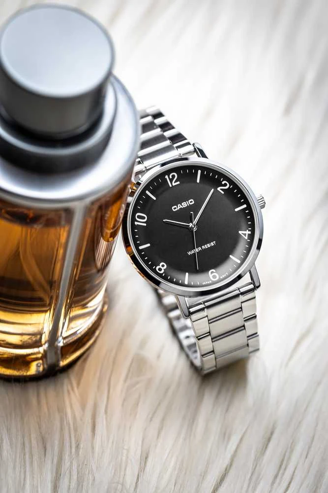 Vyriškas laikrodis CASIO MTP-VT03D-1B + BOX