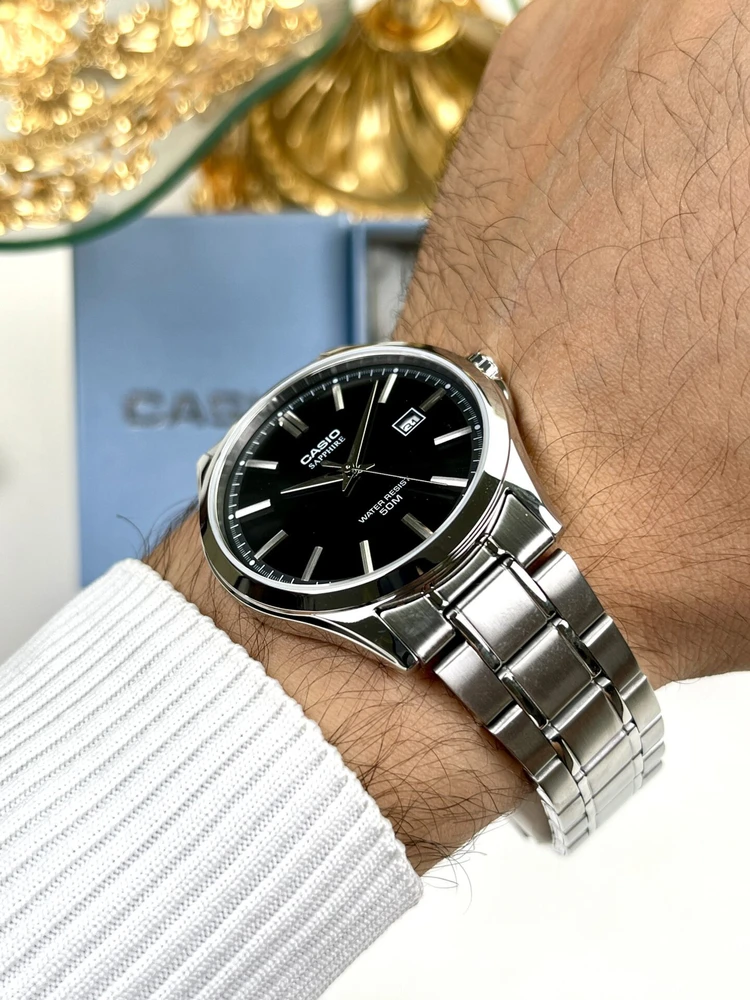 Vyriškas laikrodis Casio MTS-115D-1A + BOX (zd292e) SZAFIR