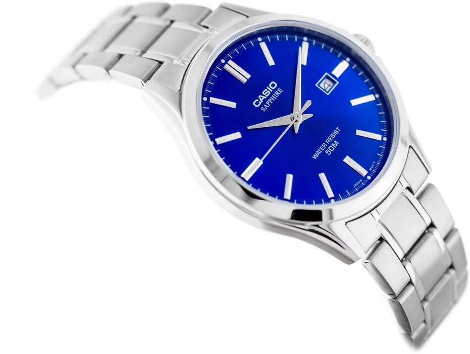 Vyriškas laikrodis Casio MTS-115D-2A1 + BOX (zd292a) SZAFIR