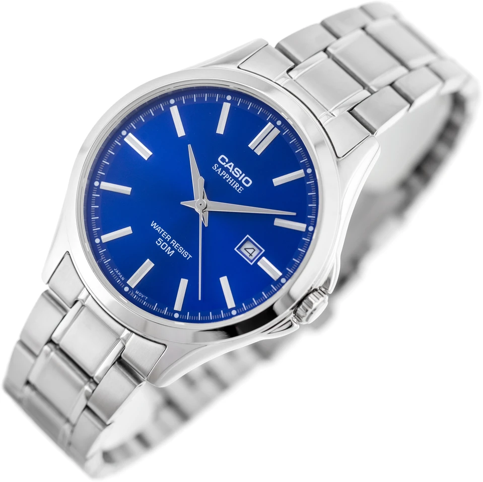 Vyriškas laikrodis Casio MTS-115D-2A1 + BOX (zd292a) SZAFIR