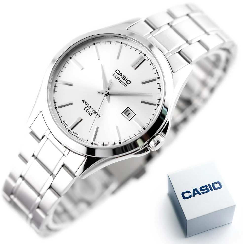 Vyriškas laikrodis Casio MTS-115D-7A + BOX (zd292c) SZAFIR