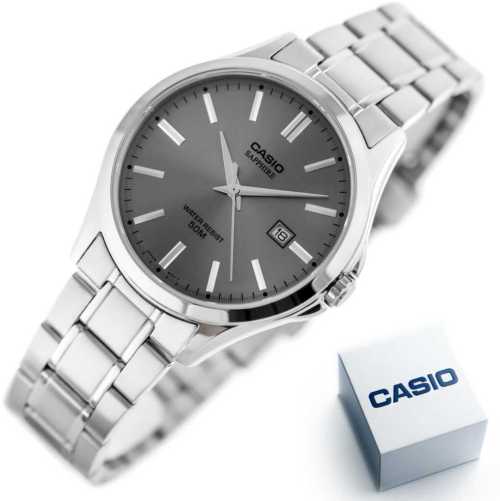 Vyriškas laikrodis Casio MTS-115D-8A + BOX (zd292d) SZAFIR