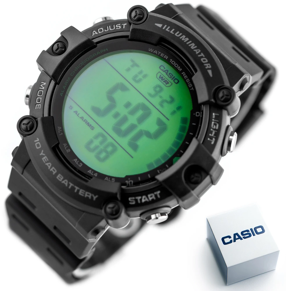 Vyriškas laikrodis CASIO SPORT ILLUMINATOR AE-1500WHC-1A + BOX