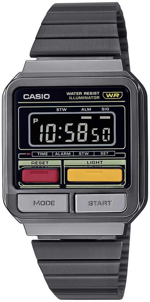 Casio Vintage vyriškas laikrodis A120WEGG-1BDF +BOX