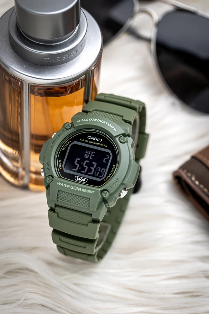 Vyriškas laikrodis CASIO W-219HC-3BVDF + BOX