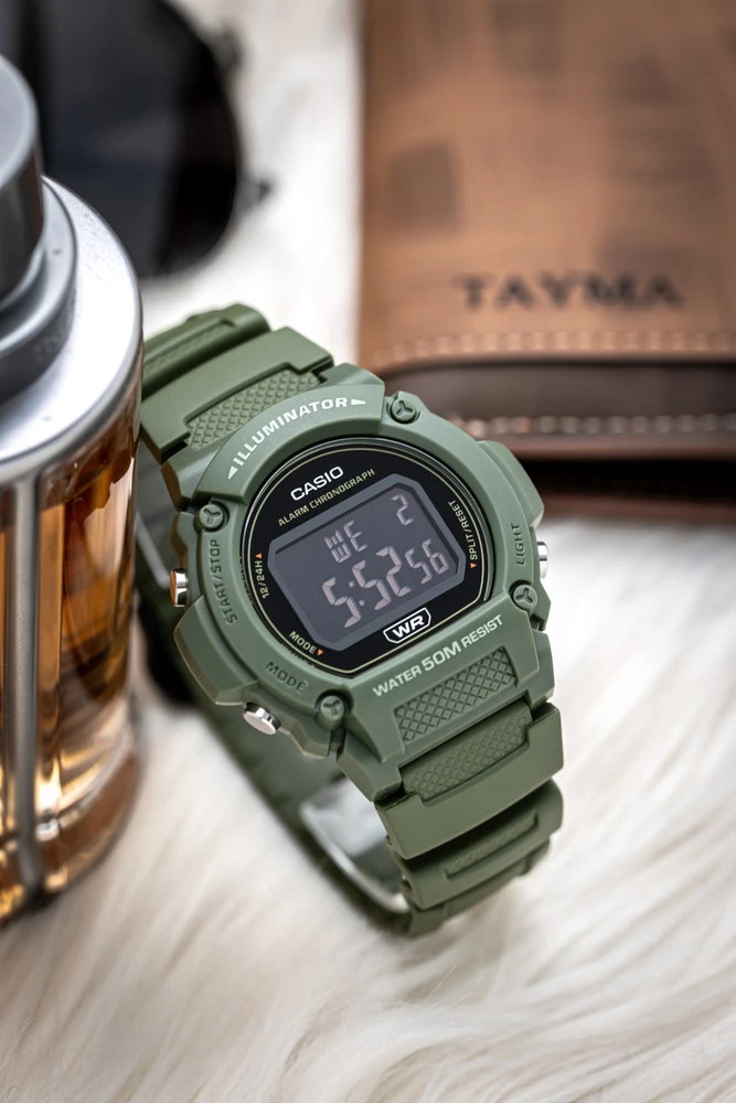 Vyriškas laikrodis CASIO W-219HC-3BVDF + BOX