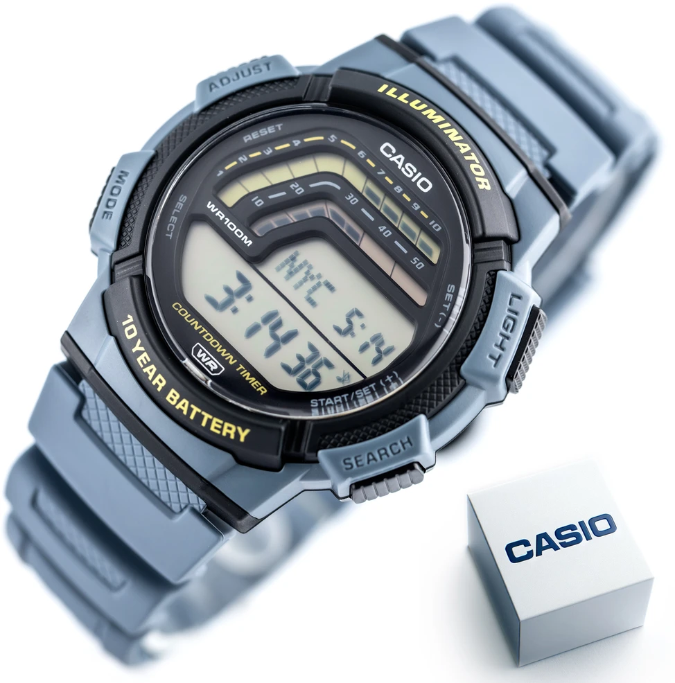 Vyriškas laikrodis CASIO WS-1800-2AVDF + BOX