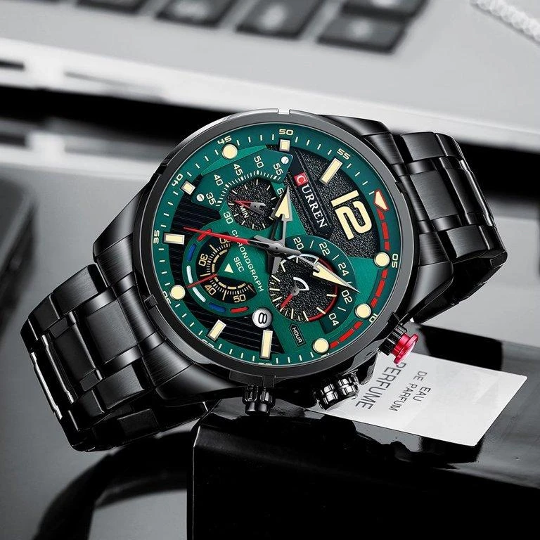 Laikrodis vyrams CURREN 8395 (zc019b) - Chronografas