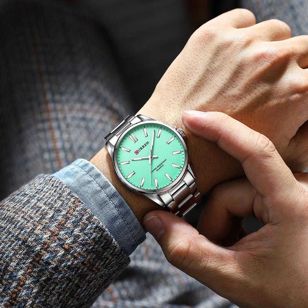 CURREN 9090 VYRIŠKAS LAIKRODIS (zc045d) + DĖŽUTĖ
