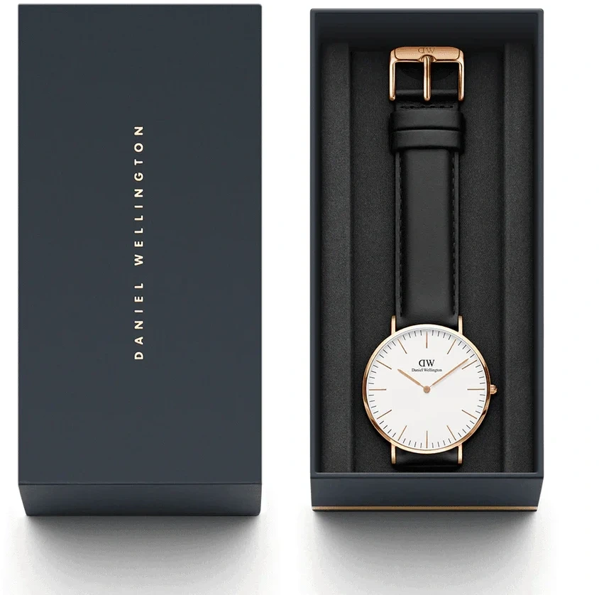 DANIEL WELLINGTON Classic Sheffield vyriškas laikrodis DW00100007 + dėžutė