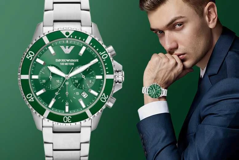 Laikrodis EMPORIO ARMANI AR11500 DIVER MEN'S WATCH (zi035d)