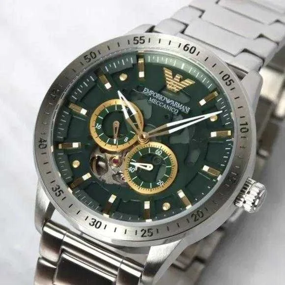 Vyriškas laikrodis EMPORIO ARMANI AR60052 - MARIO MECCANICO - AUTOMAT (zi056a)
