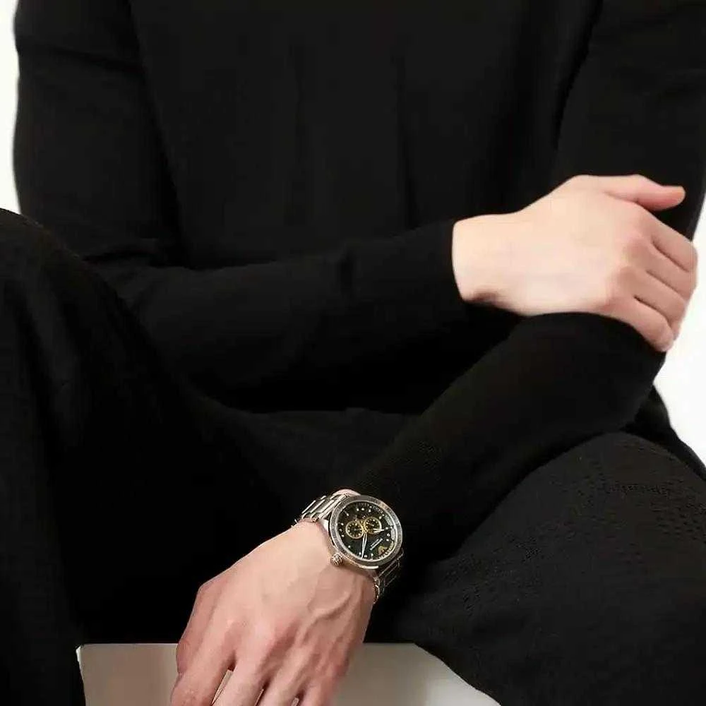 Vyriškas laikrodis EMPORIO ARMANI AR60052 - MARIO MECCANICO - AUTOMAT (zi056a)