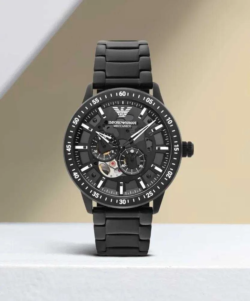 Vyriškas laikrodis EMPORIO ARMANI AR60054 - MARIO MECCANICO - AUTOMAT (zi056c)