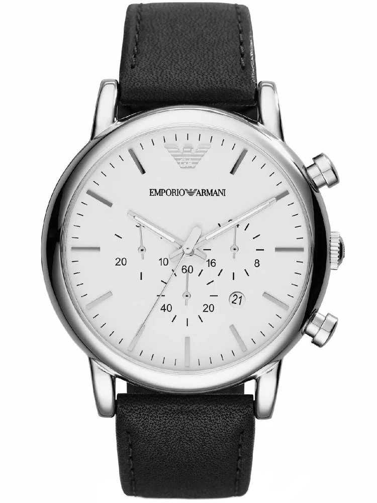 Vyriškas laikrodis EMPORIO ARMANI LUIGI AR1807 + BOX (zi091a)