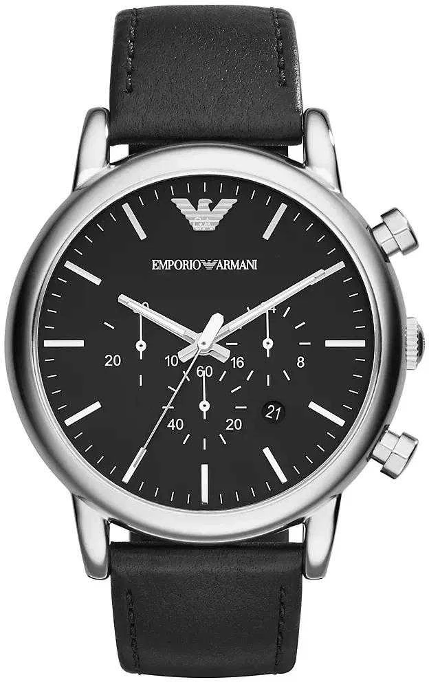 Vyriškas laikrodis EMPORIO ARMANI LUIGI AR1828 + BOX (zi091b)