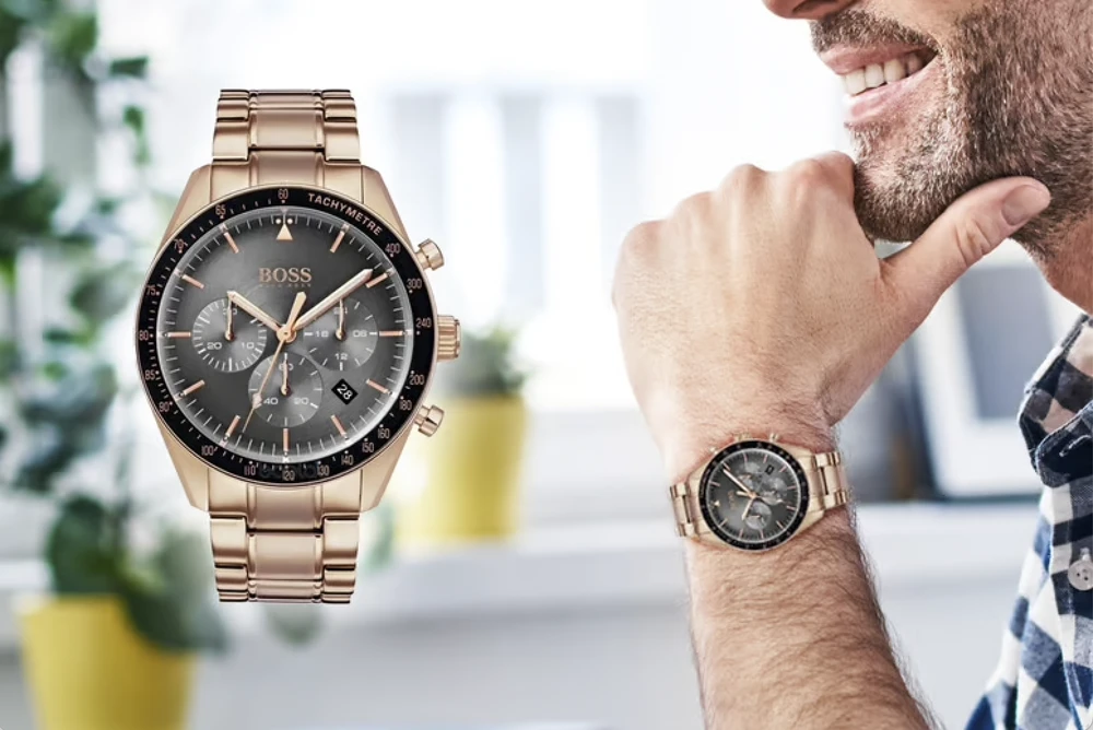 Vyriškas laikrodis HUGO BOSS 1513632 - TROPHY (zh009c)