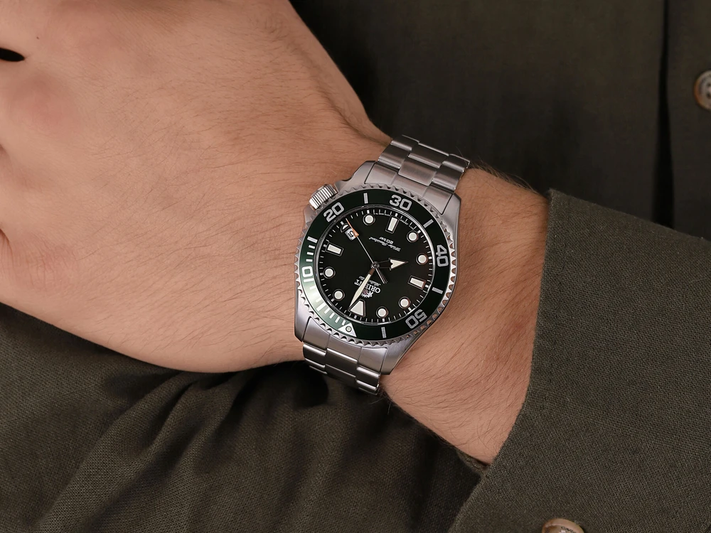 Vyriškas laikrodis Orient Sport Triton Diver Automatic RA-AC0K02E10B + BOX