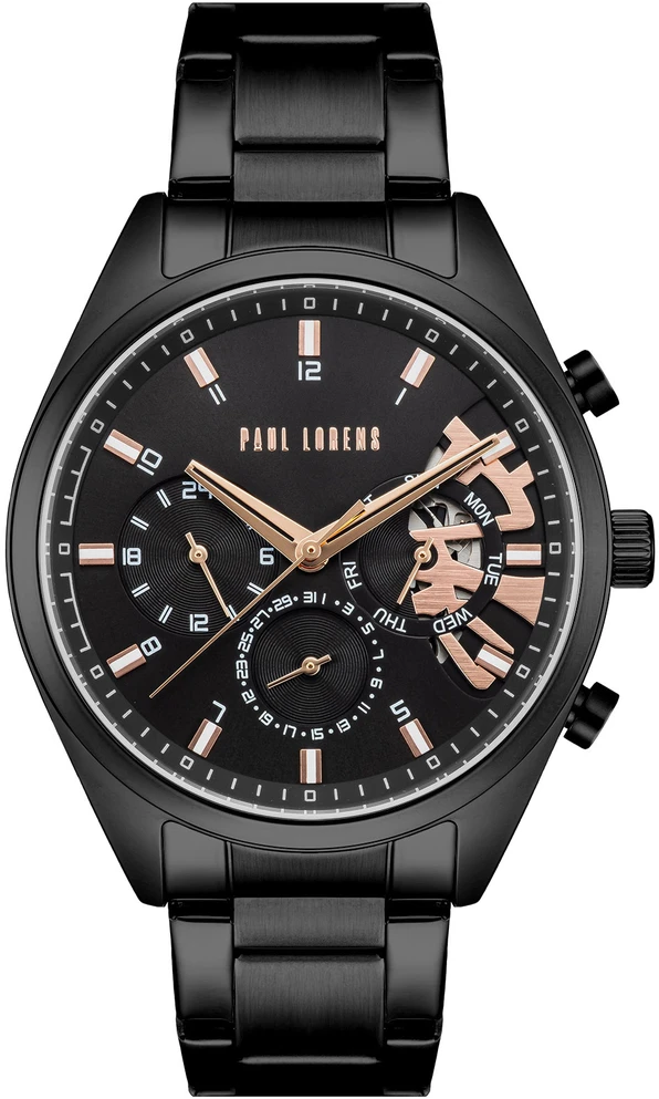 Vyriškas laikrodis PAUL LORENS - PL20003B-1A4 (zg387d) + BOX