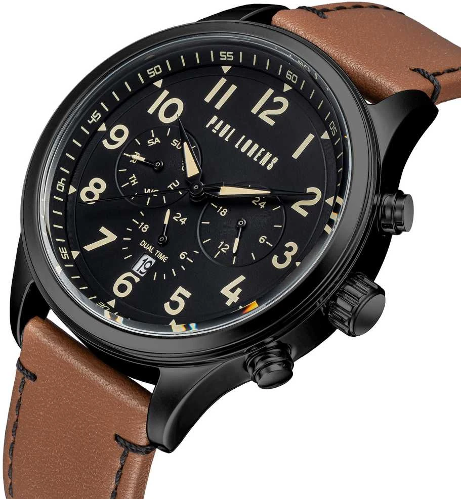 Laikrodis PAUL LORENS MALE WATCH - PL20011A-1B3 (zg378d) + BOX