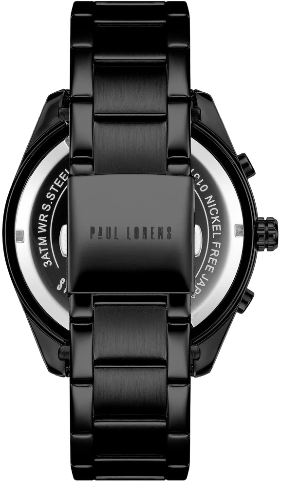 Vyriškas laikrodis PAUL LORENS - PL20023B-1A5 (zg391g) + BOX