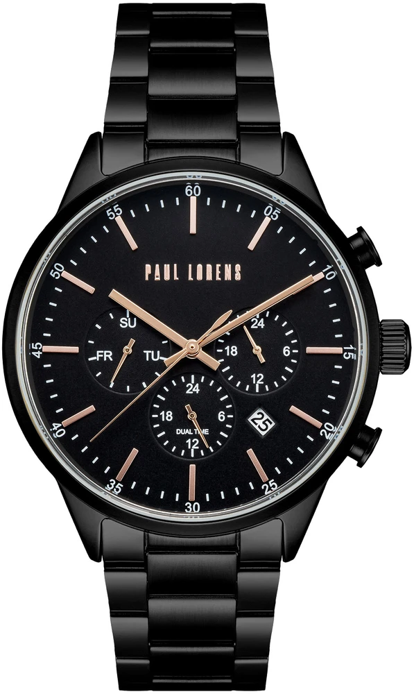 Vyriškas laikrodis PAUL LORENS - PL20026B-1A4 (zg392f) + BOX