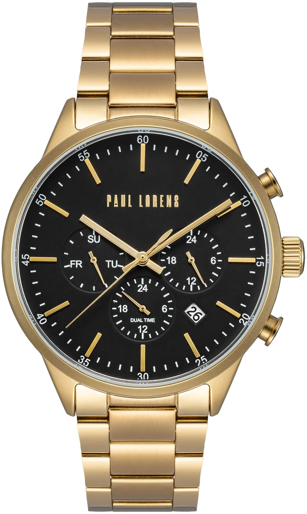 Vyriškas laikrodis PAUL LORENS - PL20026B-1D1 (zg392i) + BOX