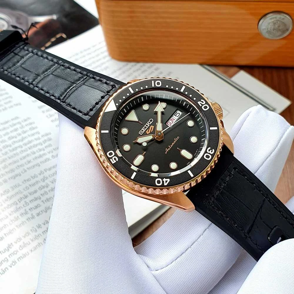 Laikrodis SEIKO MEN'S WATCH SRPD76K1 AUTOMATIC + BOX