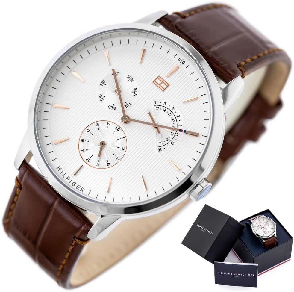Vyriškas laikrodis TOMMY HILFIGER 1710389 BRAD (zf076a) + BOX