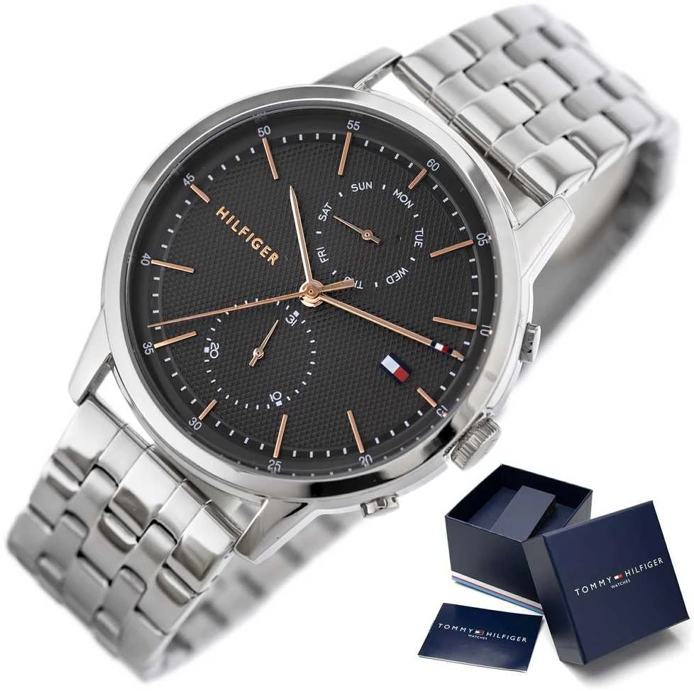 TOMMY HILFIGER VYRIŠKAS LAIKRODIS 1710431 Easton + DĖŽUTĖ