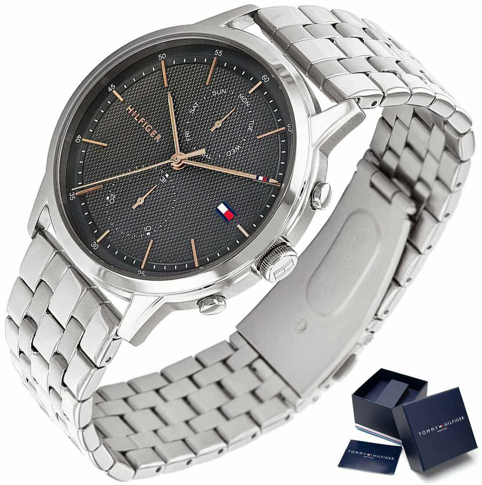 TOMMY HILFIGER VYRIŠKAS LAIKRODIS 1710431 Easton + DĖŽUTĖ