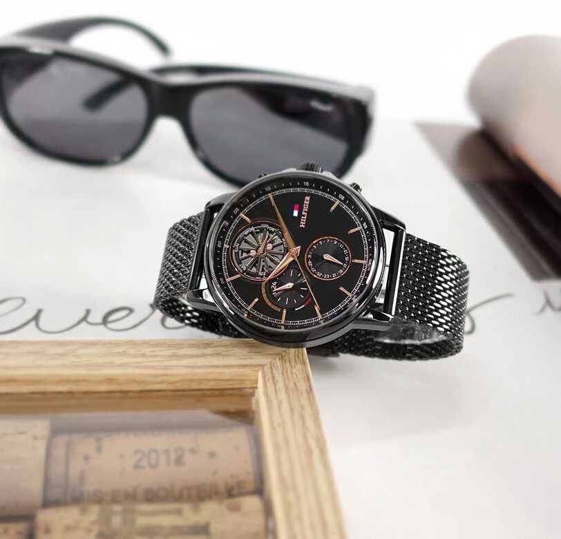 Vyriškas laikrodis TOMMY HILFIGER 1710610 (zf112a) + BOX