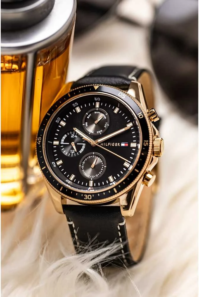 Vyriškas laikrodis TOMMY HILFIGER 1791836 PARKER (zf041c) + BOX
