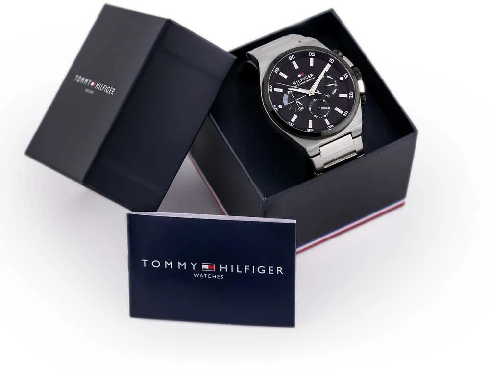 Laikrodis TOMMY HILFIGER DEXTER MEN'S WATCH 1792087 (zf104b) + BOX