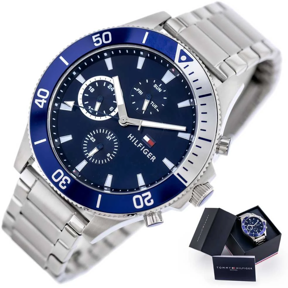Laikrodis TOMMY HILFIGER LARSON MEN'S WATCH 1791917 (zf088d)
