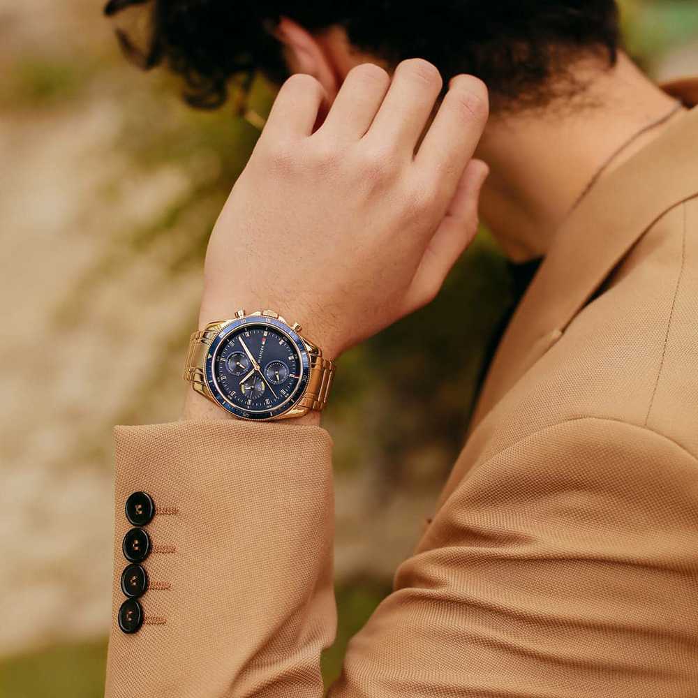 Laikrodis TOMMY HILFIGER PARKER MEN'S WATCH 1791834 (zf052b) + BOX