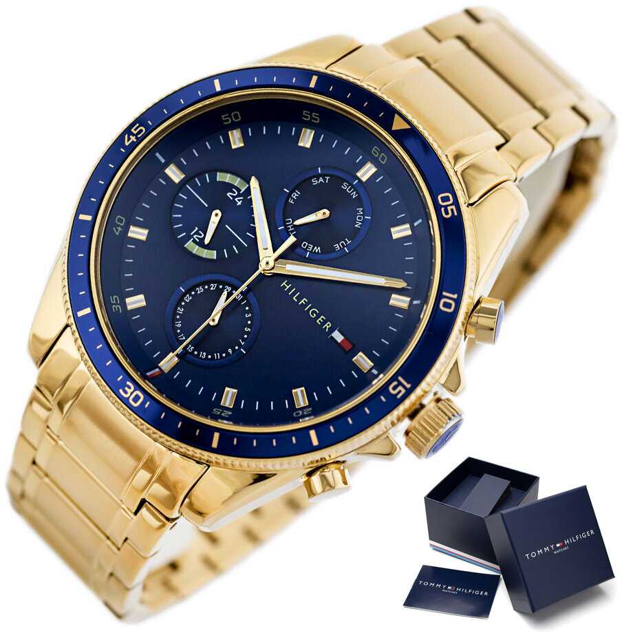 Laikrodis TOMMY HILFIGER PARKER MEN'S WATCH 1791834 (zf052b) + BOX