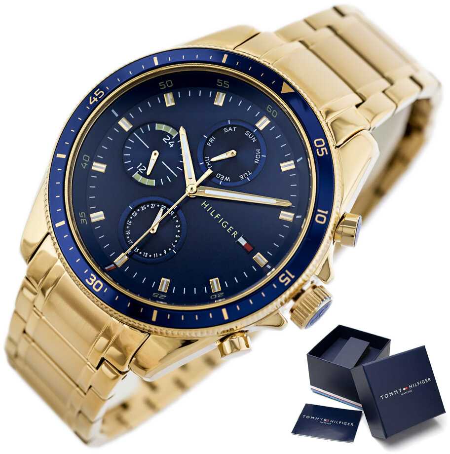 Laikrodis TOMMY HILFIGER PARKER MEN'S WATCH 1791834 (zf052b) + BOX
