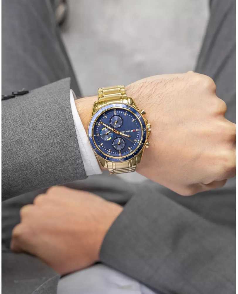 Laikrodis TOMMY HILFIGER PARKER MEN'S WATCH 1791834 (zf052b) + BOX