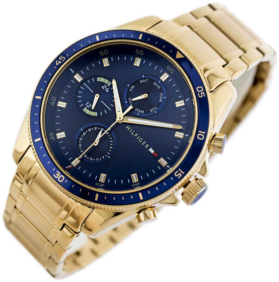 Laikrodis TOMMY HILFIGER PARKER MEN'S WATCH 1791834 (zf052b) + BOX