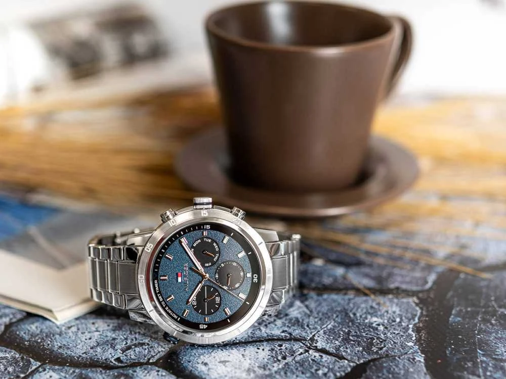 TOMMY HILFIGER Troy vyriškas laikrodis 1792104 + dėžutė