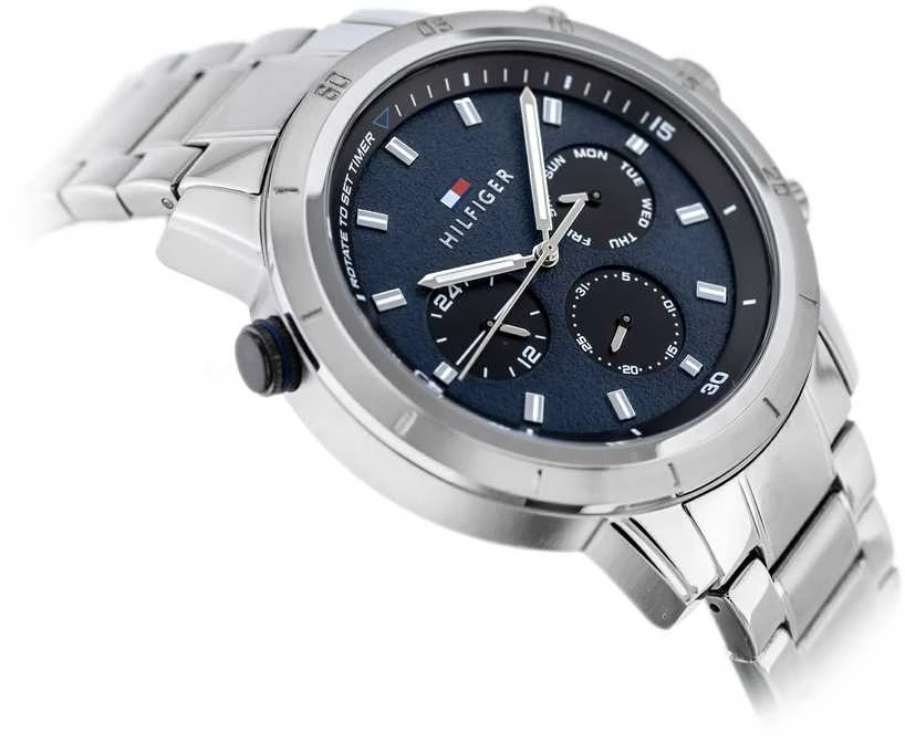 TOMMY HILFIGER Troy vyriškas laikrodis 1792104 + dėžutė