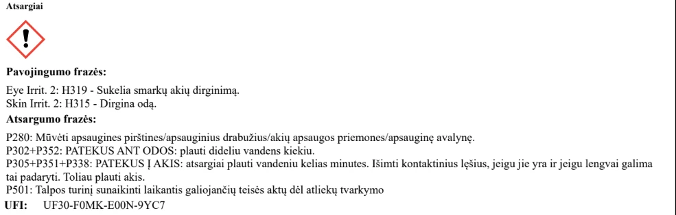 Diwa H1 – Profesionalus skalavimo skystis komercinėms indaplovėms, 10 L