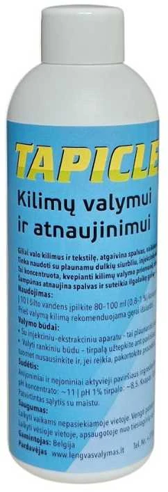 Kilimų ir tekstilės valymui ir atnaujinimui - TAPICLEAN 200ml.